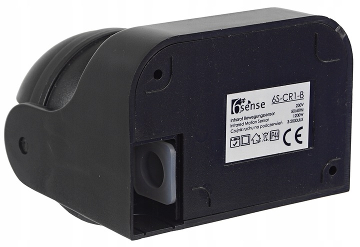 ŚCIENNY CZUJNIK RUCHU ZMIERZCHU PIR ZEWNĘTRZNY LED NATYNKOWY CZUJKA SENSOR