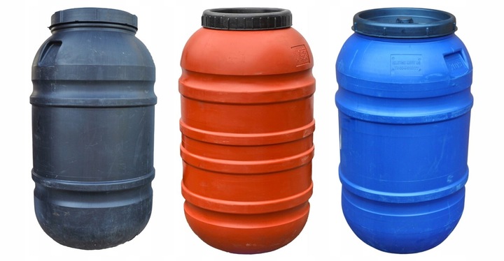 Beczka na deszczówkę 220l TWARDA, Beczki na wodę, atest, duża,