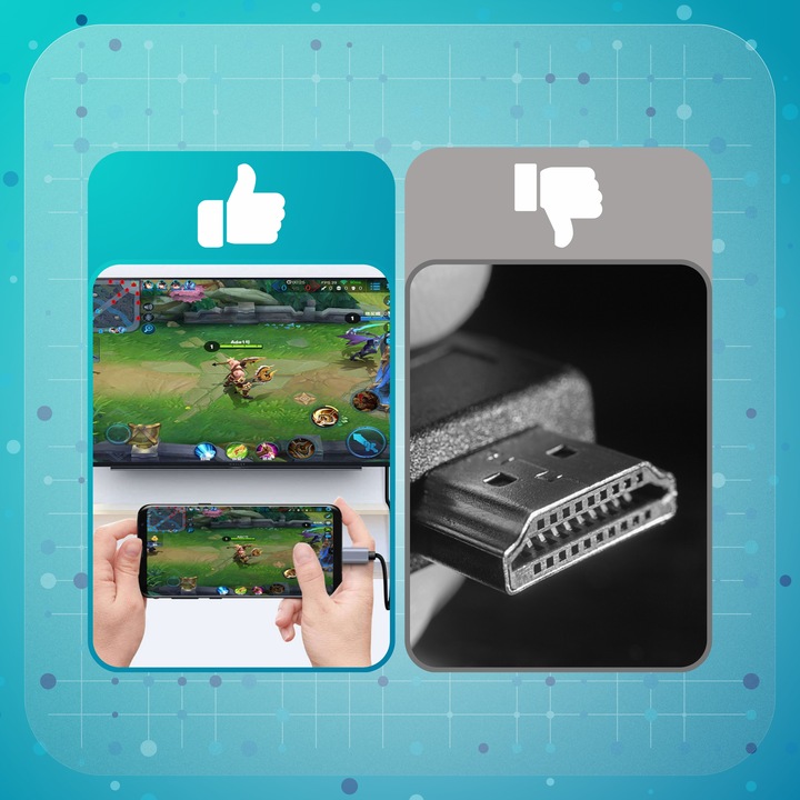 KABEL HDMI USB C 200CM ADAPTER PRZEWÓD 2M PRZEJŚCIÓWKA MHL VIDEO 4K HD