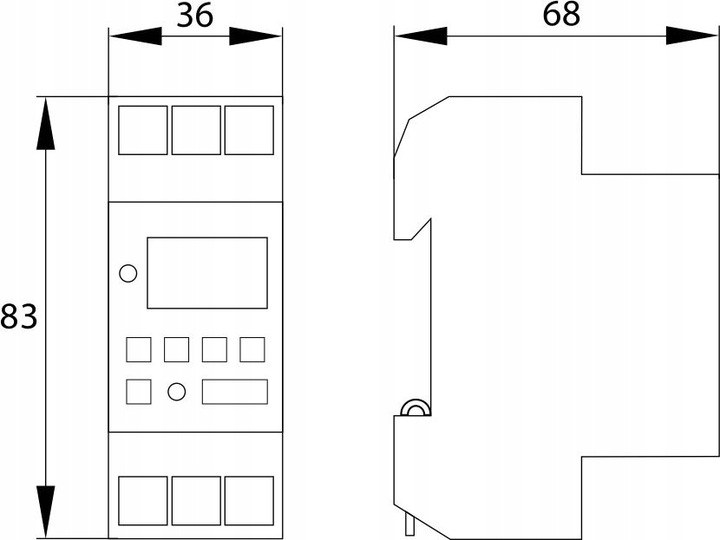 PROGRAMATOR CZASOWY WŁĄCZNIK WYŁĄCZNIK LCD CYFROWY HARMONOGRAM 7 DNI 10 UST