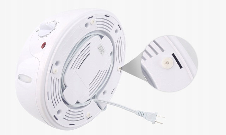 PAROWAR ELEKTRYCZNY DO GOTOWANIA NA PARZE 800W 9L MINUTNIK BIAŁY 3 X