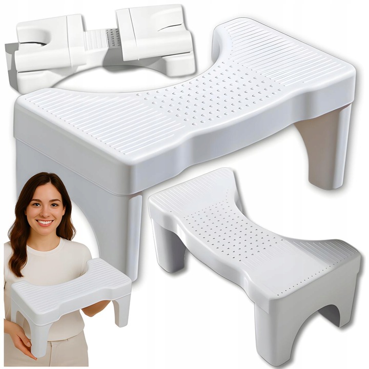 PODNÓŻEK TOALETOWY SKŁADANY PODEST ŁAZIENKOWY DLA DZIECI I DOROSŁYCH