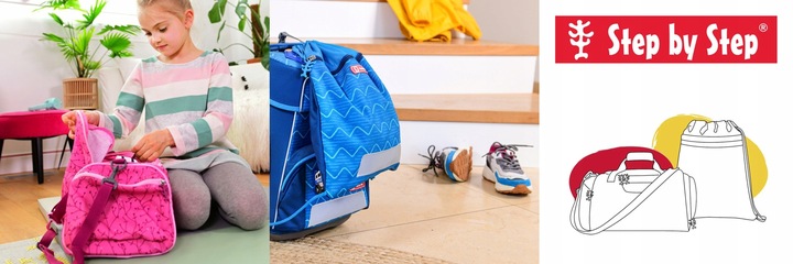 STEP BY STEP Torba sportowa szkolna WILD T-REX TARO + organizer GRATIS