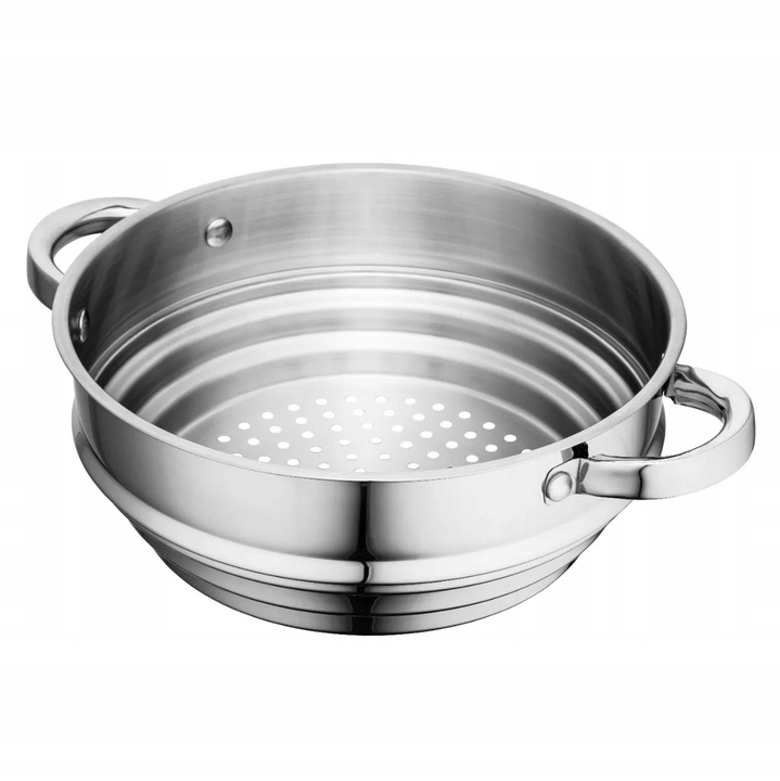 Stalowy wkład do gotowania na parze parowar sitko Altom Design 20/22/24 cm