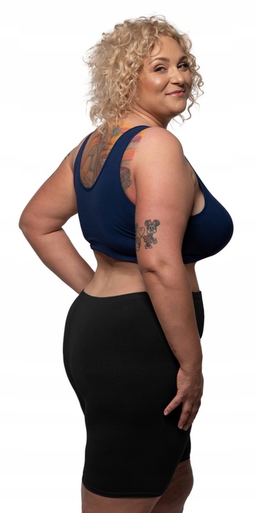 Majtki Z Nogawkami Szorty Przeciw Otarciom Ud Wysoki Stan Damskie 6XL