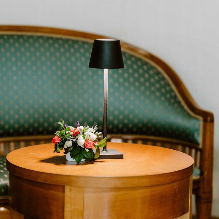 ELEGANCKA NOWOCZESNA BEZPRZEWODOWA LAMPKA NOCNA DOTYKOWA LED USB 3