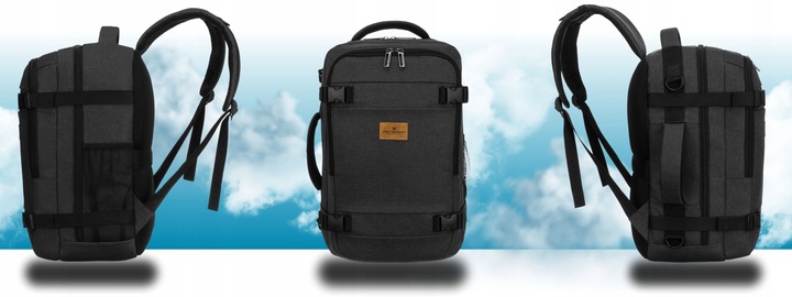 PLECAK RYANAIR WIZZAIR 40x20x25 DO SAMOLOTU PODRÓŻNY BAGAŻ PODRĘCZNY