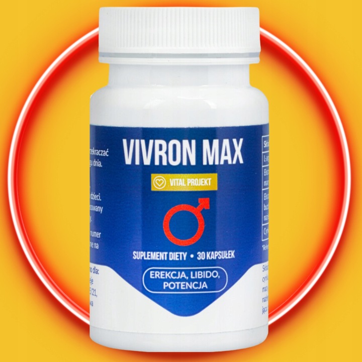 VIVRON MAX TABLETKI POTENCJA LIBIDO PORZĄDANIE EREKCJA POZIOM TESTOSTERONU
