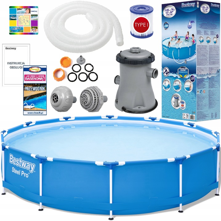 BASEN STELAŻOWY BESTWAY OGRODOWY 366x76 56681