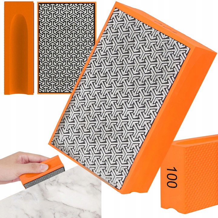 KOSTKA ŚCIERNA DIAMENTOWA POLERSKA SZLIFOWANIA GRESU KAMIENIA PŁYTEK