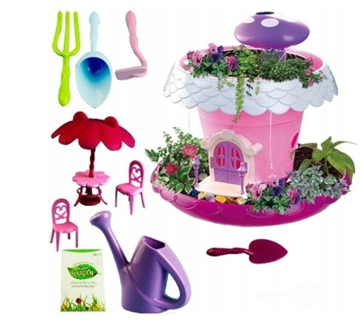 MAGICZNY OGRÓD DOMEK KWIATÓW UPRAWA ROŚLIN