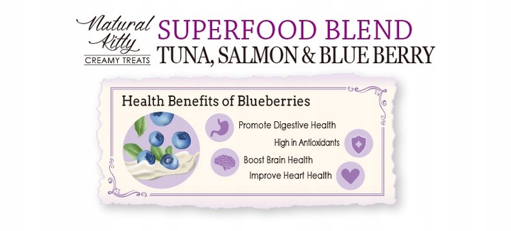 Natural Kitty Premium Tuńczyk, łosoś & borówka x 12