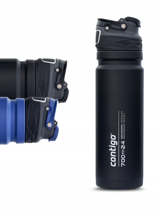 Kubek termiczny z ustnikiem Free Flow Contigo 700ml - Czarny