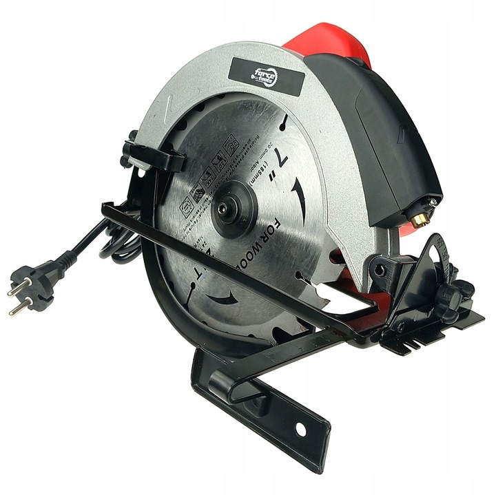 Pilarka Piła tarczowa ręczna do drewna Przecinarka 2700W Laser +