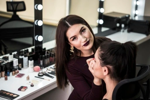 Krzesło do Makijażu Make-Up Aluminiowe + Zagłówek