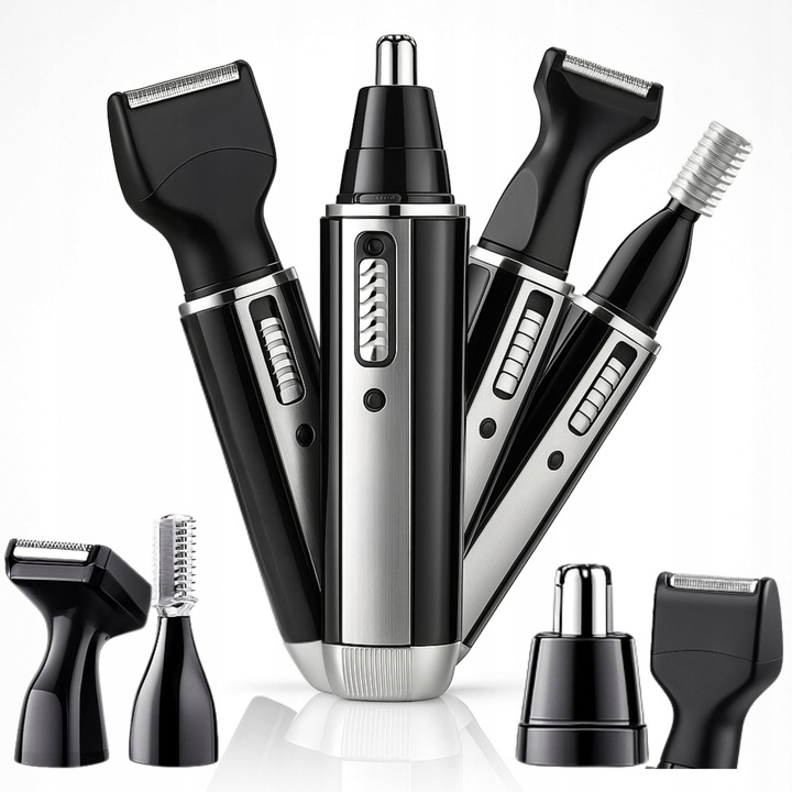 TRYMER GOLARKA DO NOSA USZU GOLENIE BRODY WŁOSÓW ZAROSTU 4w1 MOCNY