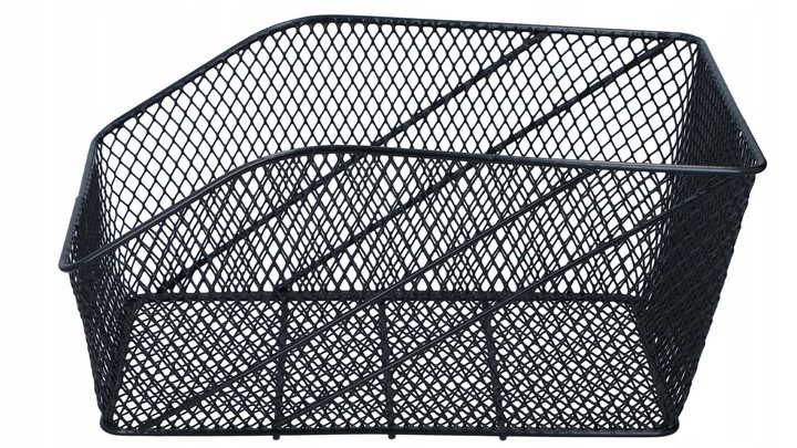 Kosz metalowy rowerowy duży koszyk na rower bagażnik DUNLOP 13L + ODBLASK