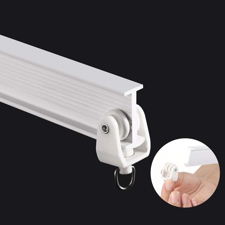 ELASTYCZNA SZYNA DO ZASŁON SUFITOWYCH ZAKRZYWIONY DRĄŻEK DO ZASŁON KARNISZ