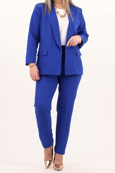 Komplet damski garnitur marynarka i spodnie POLSKI PRODUCENT duże rozmiary