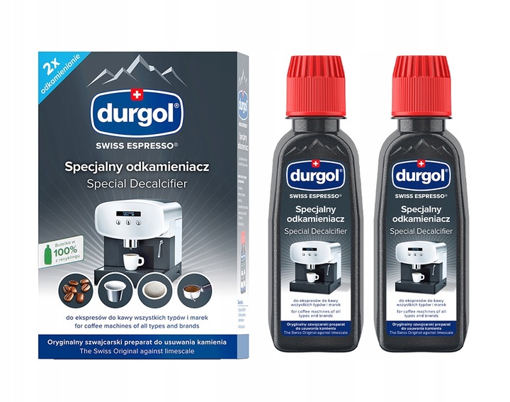 DURGOL odkamieniacz do ekspresu 2x125ml