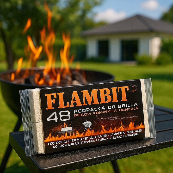 PODPAŁKA BIAŁA DO KOMINKA PIECA GRILLA x480 KOSTEK ROZPAŁKA GRILLA