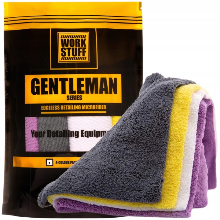WORK STUFF Gentleman 4 Color Pack Zestaw Mikrofibr 40x40cm Bez Obszycia