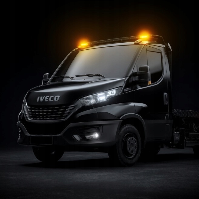 Lampa Stroboskop LED w Atrapę Auto Laweta 12V 24V Pilot 19-Trybów Mocna