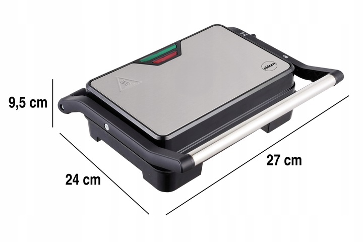 Grill elektryczny opiekacz do kanapek pannini rozkładany GK110 Eldom