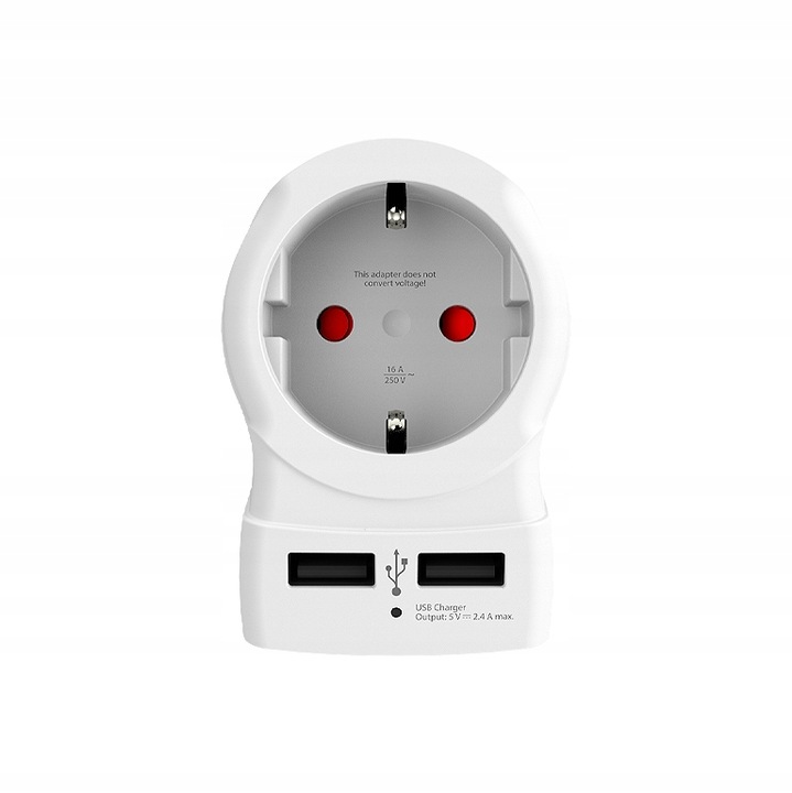 SKROSS Adapter z Polski do USA, Meksyku na Kubę, Dominikanę z ład.