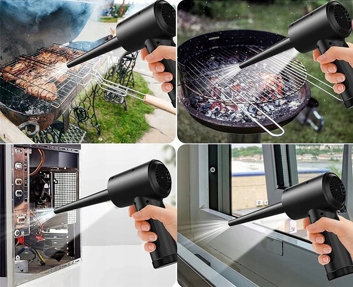 ELEKTRYCZNA DMUCHAWA SPRĘŻONE POWIETRZE KOMPRESOR AIR DUSTER DO KURZU MKR