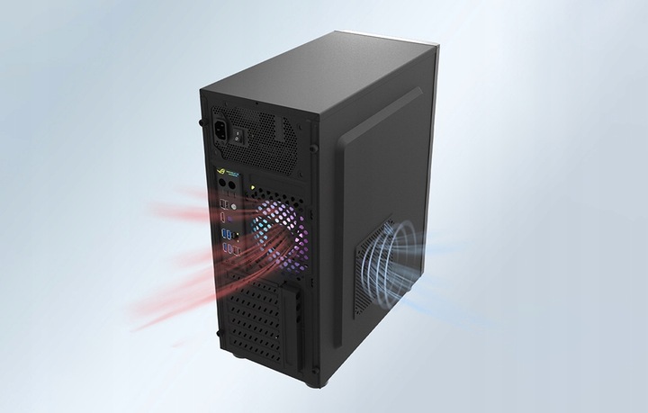 Obudowa komputerowa Aigo B350 ATX USB 3.0 2x SSD/HDD chłodzenie 120mm