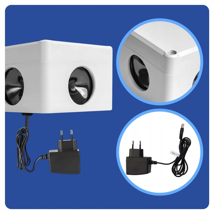 ODSTRASZACZ KUN MYSZY SZCZURÓW GRYZONI POTRÓJNY DO DOMU I OGRODU 2500