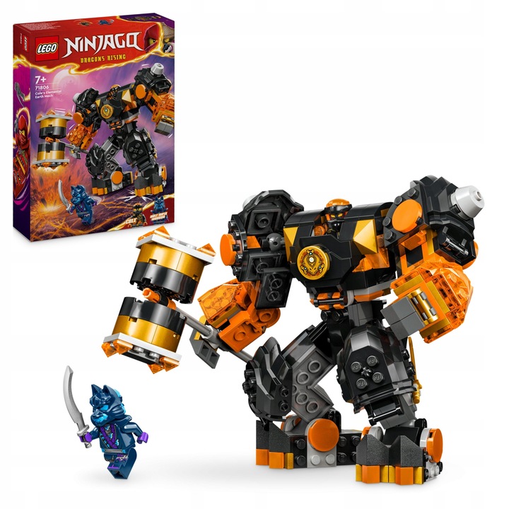 LEGO NINJAGO Mech żywiołu ziemi Cole’a 71806