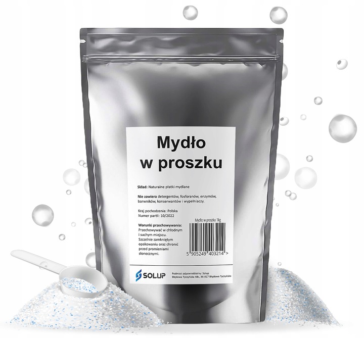 PŁATKI MYDLANE mydło w proszku NATURALNE EKO 1kg