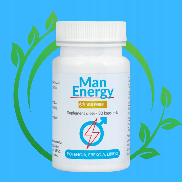 MAN ENERGY TABLETKI NA POTENCJĘ EREKCJĘ LIBIDO POZIOM TESTOSTERONU WZWÓD