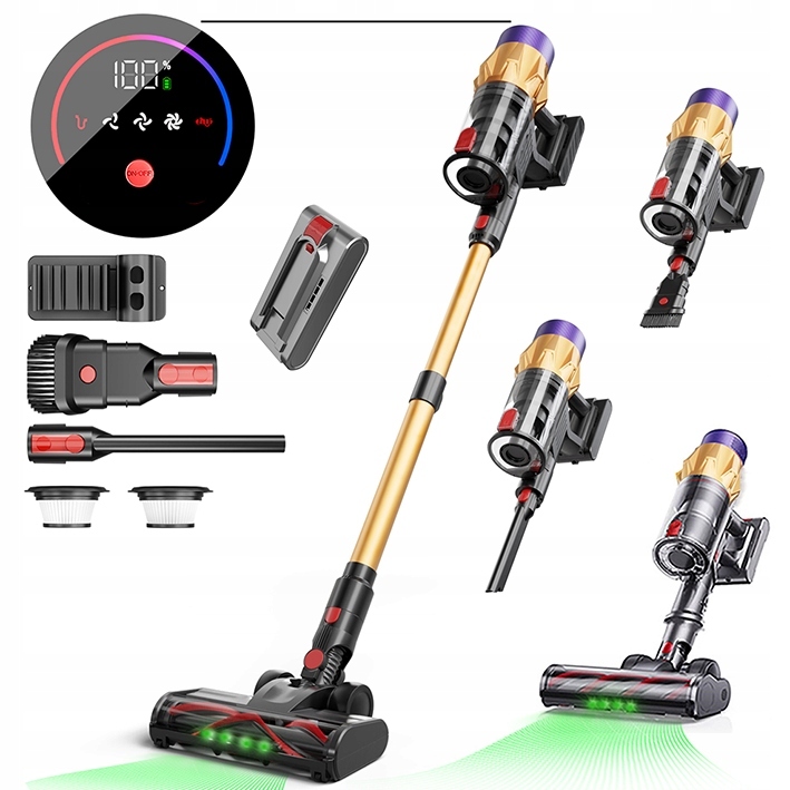 Odkurzacz bezprzewodowy Blossom V18 pionowy 50000PA 550W do domu /