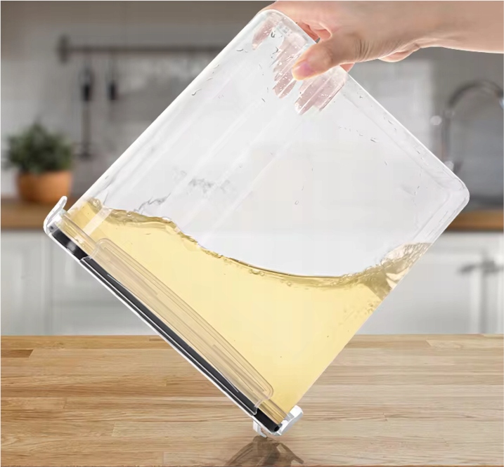 POJEMNIKI NA ŻYWNOŚĆ zestaw 4x2,5L pojemnik kuchenne + nakleji miarki