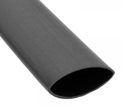 RURKA TERMOKURCZLIWA z KLEJEM KOSZULKA 25mm 25/8 GRUBA CZARNA 25.4mm