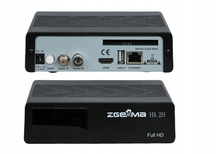 ZGEMMA H8.2H ENIGMA2 Cccam Iptv Oscam SAT + DVB-T2 HEVC