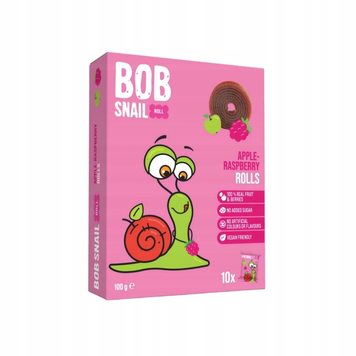 Rollsy Owocowe Zestaw Mix 5 x 100g Bob Snail 500g >>