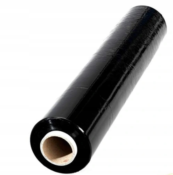 Folia stretch czarna 2,7 kg netto 50 cm czarny