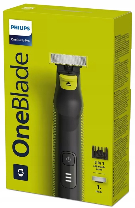 GOLARKA PHILIPS ONEBLADE PRO MASZYNKA DO GOLENIA TRYMER DO ZAROSTU CIAŁA