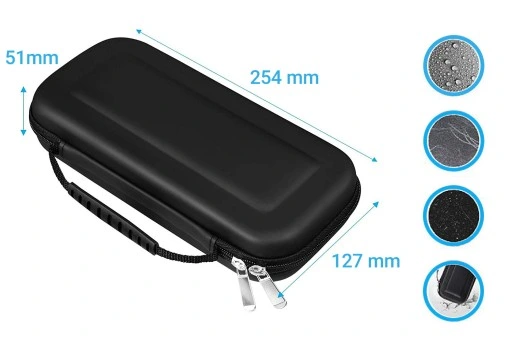 ETUI FUTERAŁ WZMOCNIONY DO NINTENDO SWITCH OLED + SZKŁO HARTOWANE HEG-001