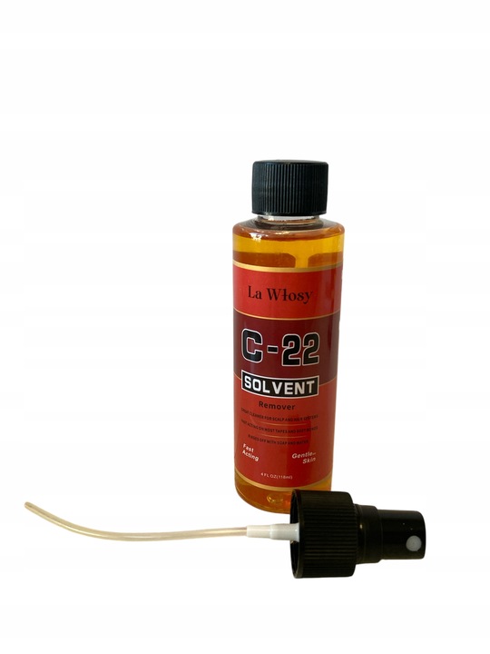 REMOVER C-22 PŁYN DO SCIĄGANIA WŁOSÓW KERATYNĘ TAŚMY TAPE ON KANAPKI