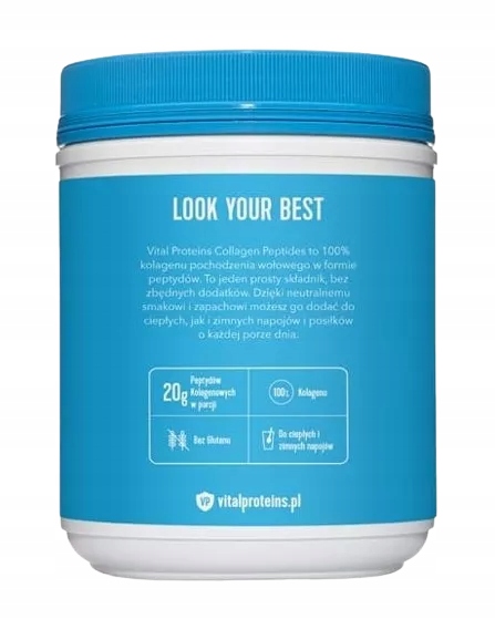 VITAL PROTEINS COLLAGEN PEPTIDES 567 g + GRATIS TORBA