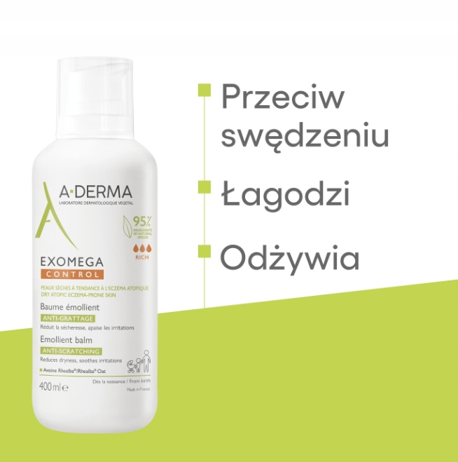 A-Derma Exomega Control Balsam 400 ml