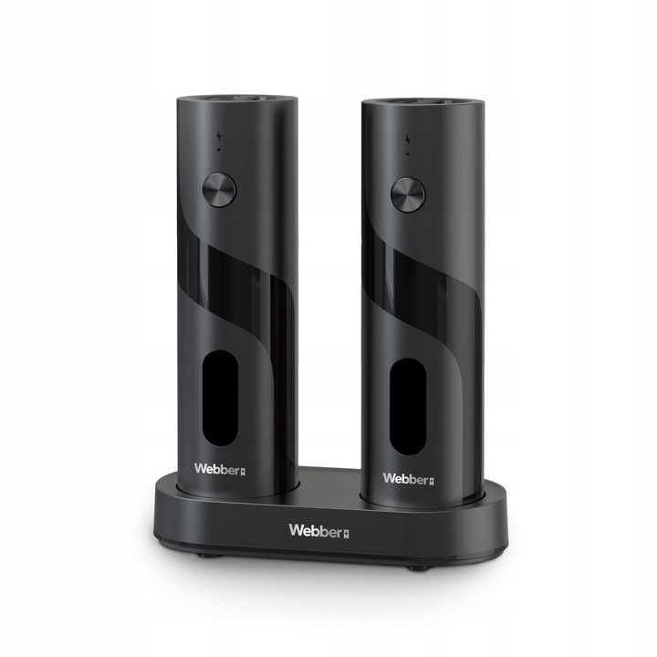 MŁYNEK DO PIEPRZU I SOLI ELEKTRYCZNY AKUMULATOROWY USB MŁYNEK DO SOLI 2 SZT