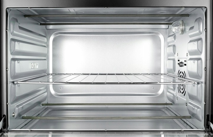 PIEKARNIK ELEKTRYCZNY 48L TERMOOBIEG ROŻNO GRILL WOLNOSTOJĄCY MINI