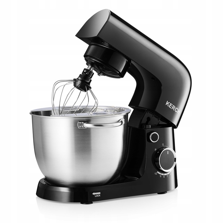 ROBOT KUCHENNY PLANETARNY MIKSER Z MISĄ KERCH MALIA BLACK 5L