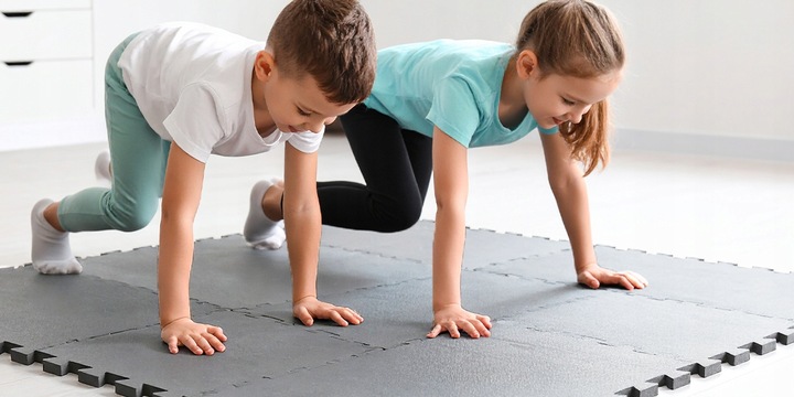 MATA PUZZLE POD SPRZĘT DO ĆWICZEŃ 12 SZT 4,32m2 OCHRONNA PODŁOGA NA SIŁOWNI